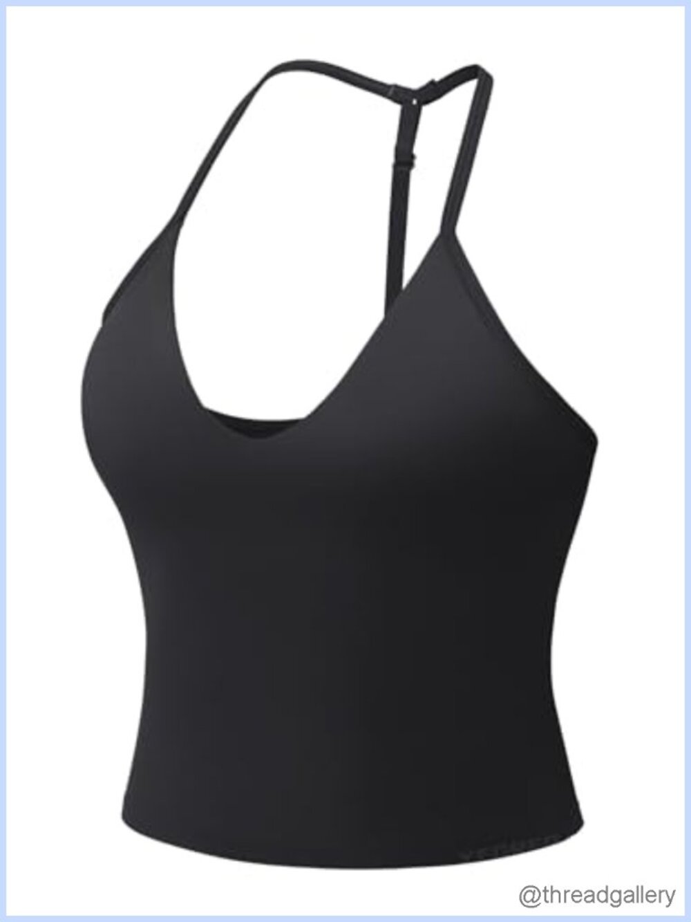 Women's Impact Halter Tank Top with Built-In Bra, Racerback